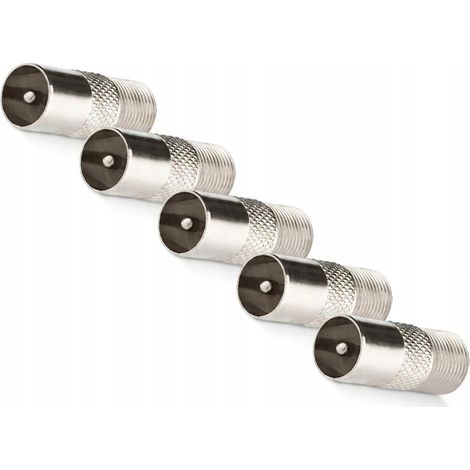 Juego de 5 conectores de antena RF macho de 6,8 mm conotech NS-123 Zinc (1/4)