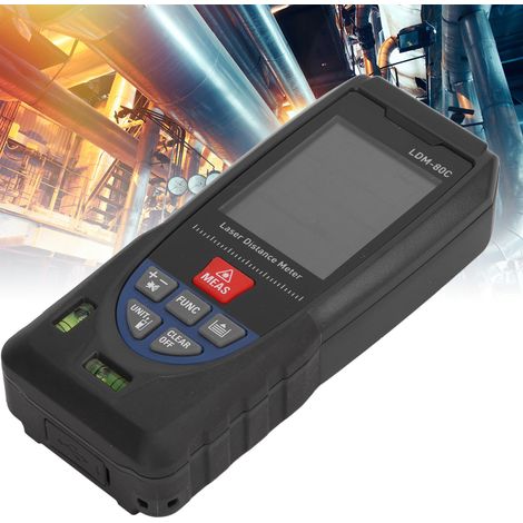 LDM-80C Télémètre laser infrarouge haute précision résistant à la lumière intense, instrument de mesure électronique pour pièce (1/5)