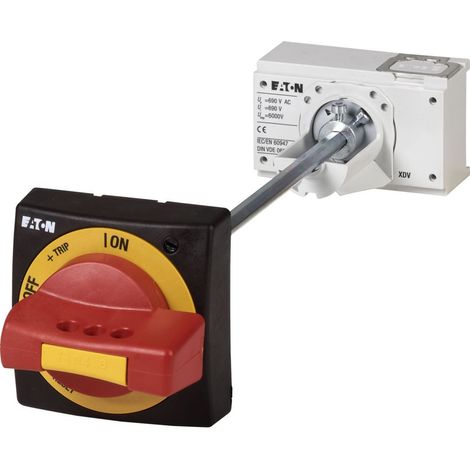 Eaton NZM1-XHBR Interruptor Negro Rojo Amarillo