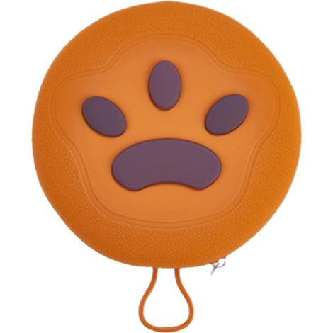 Gamelles de voyage pour chiens, gamelle pliable en silicone pour chiots, conception 2 en 1 anti-déversement et antidérapante, idéale pour le camping, la randonnée, la plage, le trekking et les aventur (1/5)