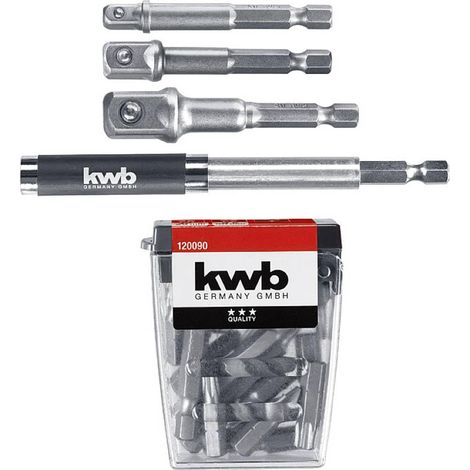 Jeu d'embouts 23 pièces, y compris adaptateur de douille et porte-embouts 80 mm/extensible à 118 mm pour visseuse sans fil, adaptateur de clé à douille carrée