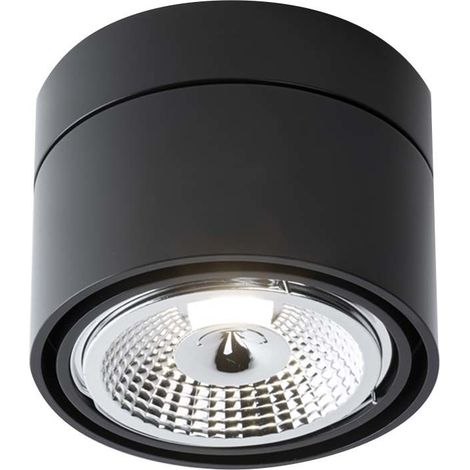 Spot soffitto tondo nero orientabile Ø14 GU10 Shilo (1/2)