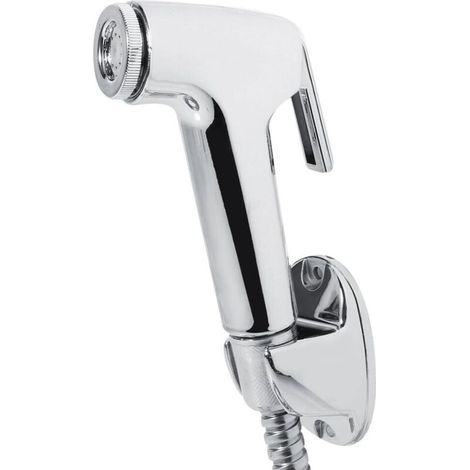 Douchette bidet multifonction en ABS – Pulvérisateur avec support mural – Longueur tuyau 120 cm – Hygiène personnelle durable (1/4)