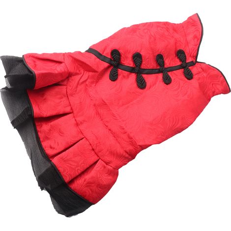 Costume Qipao en coton de style chinois pour chiots et chats, idéal pour le printemps et l'été (taille XXL). (1/5)