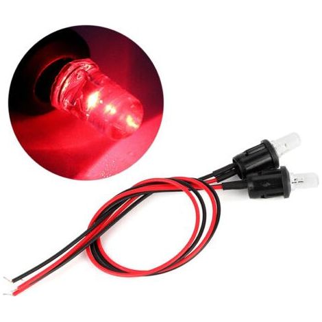 VURAHOME - Paire de lumières d'alarme à LED alternées 12V pour tableau de bord de voiture,de