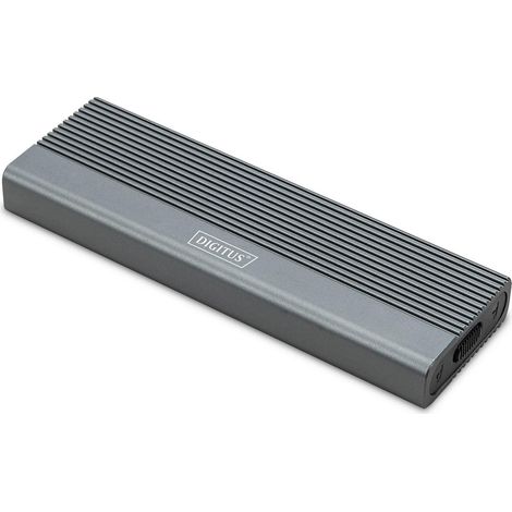 Carcasa Digitus USB 3.1 Tipo C para SSD M.2 SATA de 6 Gbps, de aluminio, sin herramientas. (1/5)
