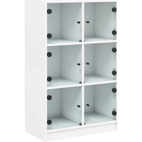 Maison Exclusive - Credenza con Ante Bianca 68x37x109 cm Legno Multistrato