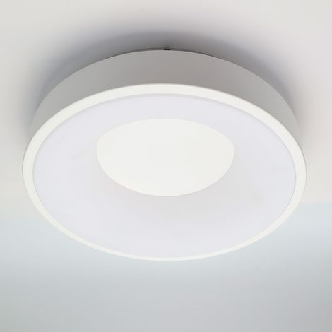ALPINALUZ Plafón LED Circular Aluminio Blanco Ø30 Cm 28W Blanco 3000K-4000K-6000K (1/5)