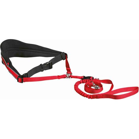 Trixie Cintura Ventral Rossa per Jogging con Cane (1/4)