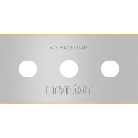 Lame de rechange martor 83715.31 acier inoxydable argenté (1/3)