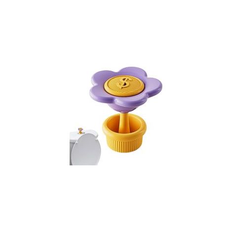 Bouton De Chasse D'Eau Pour Toilette - Outil de Chasse d'Eau pour Toilette  Design Pour Sanitaires Maison Hôpital WC Publics (1/5)
