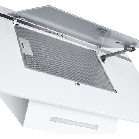 Akpo WK-4 Nero Line Hotte Cuisine Décorative Blanche 55 cm (1/5)