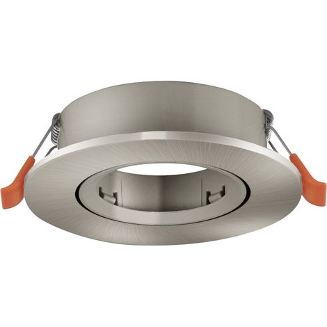 Faretto Incasso Moderno Barranco Gu10 Plastiche Grige 1 Luce Gu10 Ip20 (1/3)