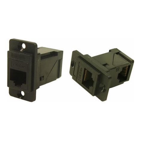 Connecteur Ethernet traversant RJ45 Femelle cat. 5e RS PRO Non blindé ( Prix pour 1 )