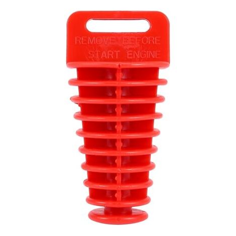 Auspuffwaschstopfen, 9,9 cm (3,9 Zoll) lang, rot, universell, konisch, für 2-Takt- und 4-Takt-Motorrad-/ATV-Auspuffanlagen.