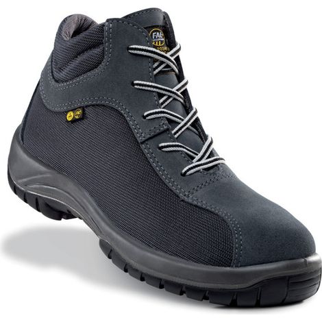 Bota de seguridad FAL IPR300 BRONTE TOP textil hidrofugada con suela doble densidad S3+SRC+CI -EN 20345 42 Gris (1/2)