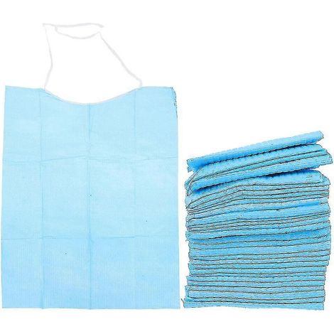 Lot de 60 bavoirs en tissu, bavoirs alimentaires pour adultes, bavoirs pour personnes âgées, tabliers, bavoirs d'alimentation pour adultes, bavoirs de dignité