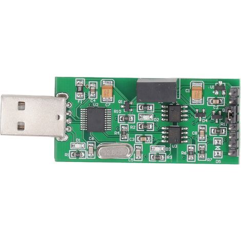 Isoliertes Netzteilmodul, Hochgeschwindigkeits-USB-zu-TTL-Seriell-Schnittstelle, 3,3-V-5-V-Optokopplerausgang (1/5)