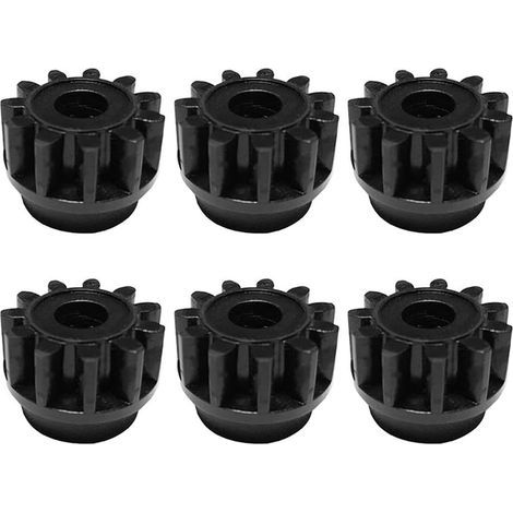 Engrenage de roulement de seau de rechange pour balai Easy Mop Pédale Spin en plastique. 6 noirs + 3 noirs + 3 pièces blanches 6 noires (1/4)
