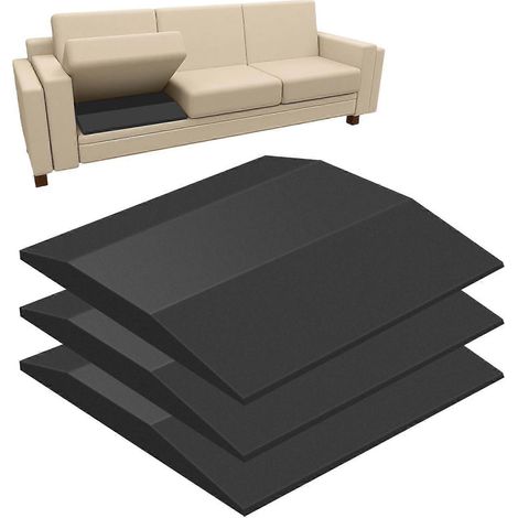 Ensemble de 3 supports de coussins de canapé pour soutenir les sièges affaissés, panneau de support de canapé en mousse haute densité de 20 x 20 pouces. (1/5)