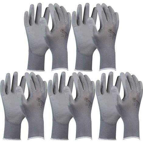 vasalat Schutzhandschuh Gebol Micro Flex Arbeitshandschuh Größe 6 / 5 Paar