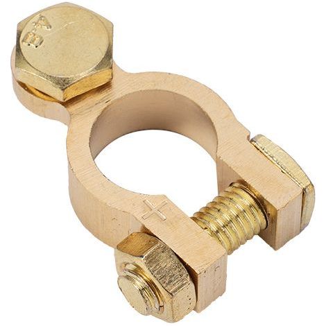 CSPARKV A0066-4-1 Set of 2 Battery Terminals 12v 24v Car Battery Terminal M8 Battery Connector Battery Terminals + more - less Battery Terminals Battery Connector for Car Battery Truck Solar