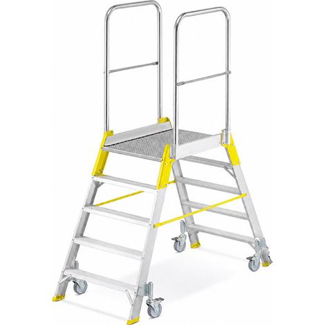 Plateforme 2x5 marches - Hauteur max. de travail 3.04m - 9705R