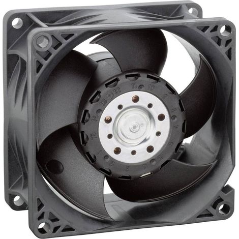 Ventola assiale 12 V/DC 222 m³/h (L x A x P) 80 x 80 x 38 mm EBM Papst 8212 JH4