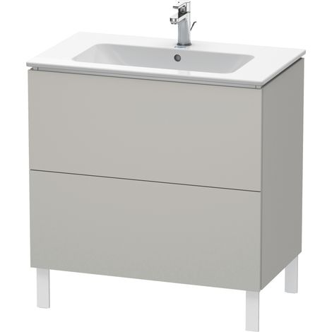 Duravit L-Cube mueble bajo lavabo, vertical, 2 extraíbles, (1/3)
