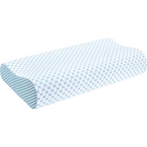 Oreiller cervical pour soulager les douleurs cervicales, oreiller de sommeil profilé en mousse à mémoire de forme, oreiller ergonomique sans odeur, oreiller orthopédique rafraîchissant réglable (1/5)