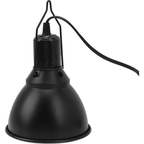 Lampe pour reptiles avec éclairage simulé, douille E27, compatible avec ampoules UVA et UVB, lampe chauffante pour solarium. (1/5)