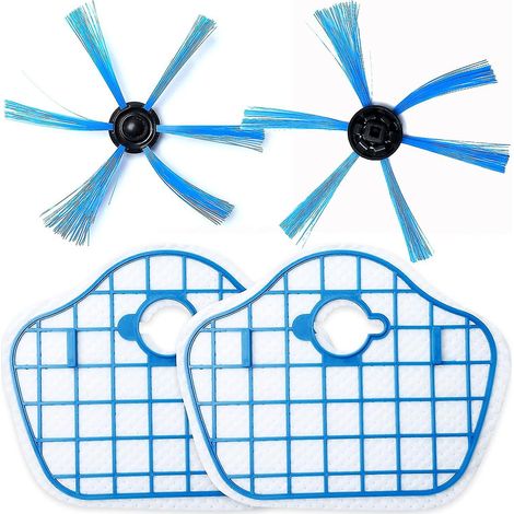 CREA Side Brush And Hepa Filter For Philips Robot Fc8013 Fc8774 Fc8772 Fc8776 Vacuum Cleaner Replacement Parts (1/5)