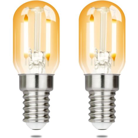 Confezione da 2 lampadine LED NETTLIFE E14 T22 stile vintage, 2W, retrò, bianco caldo 2700K, a risparmio energetico, attacco E14, non dimmerabili - AquaForge (1/5)