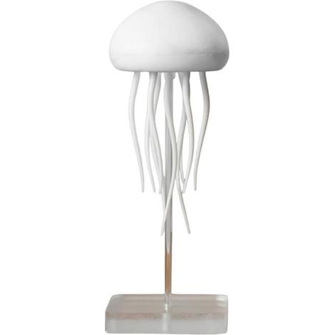 Lampe de Table Méduse, Lampe Méduse à Commande Vocale avec Pattes Dansantes, Lampe de Chevet Méduse à Dégradé RVB Rechargeable (1/5)