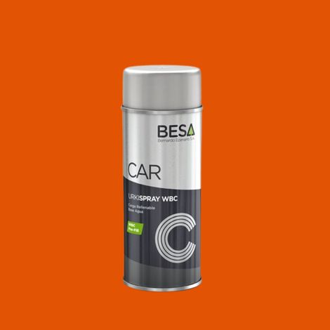 Bombe de peinture bi composant Orange Pur RAL 2004 Mat