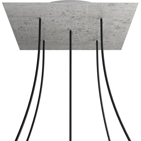 Lampe creative-cables rose-one square Zement 45x45 cm (1/5)