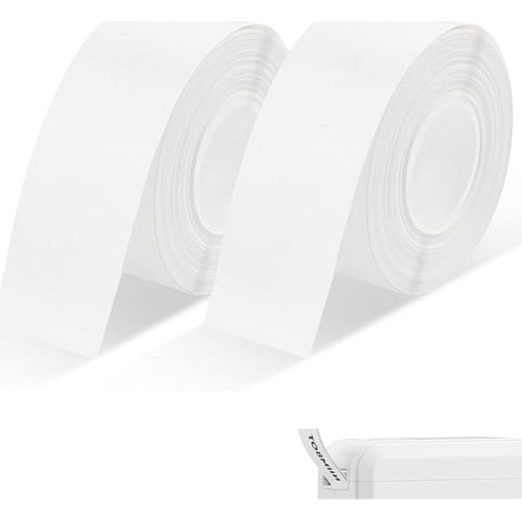 Lot de 3 rouleaux de ruban adhésif pour étiqueteuse 16 x 40 mm auto-adhésif étiquettes thermiques ruban adhésif pour étiqueteuse (1/5)