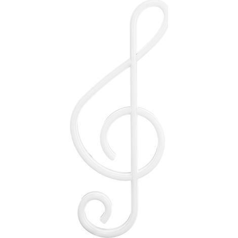 Panneau lumineux LED en forme de note de musique, alimenté par USB ou pile, décoration murale suspendue pour maison et fête (1/5)