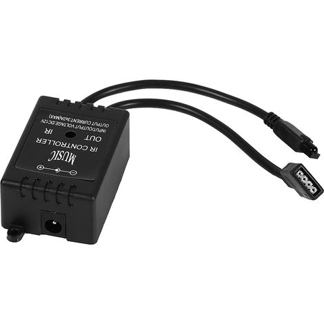 Contrôleur LED Musical 20 Touches avec Télécommande IR et Capteur Sonore pour Bandes Lumineuses RGB (1/5)