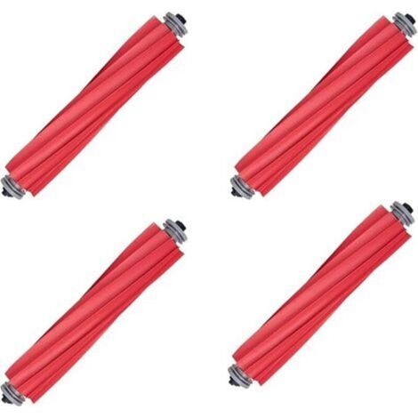Pack of 4 main brushes, compatible with the rotating brushes of the S7, S7 Plus, S7 MaxV, S7 MaxV Plus, S7 MaxV Plus and S7 MaxV Ultra robot vacuum cleaners, also compatible with the Q7 models, (1/4)