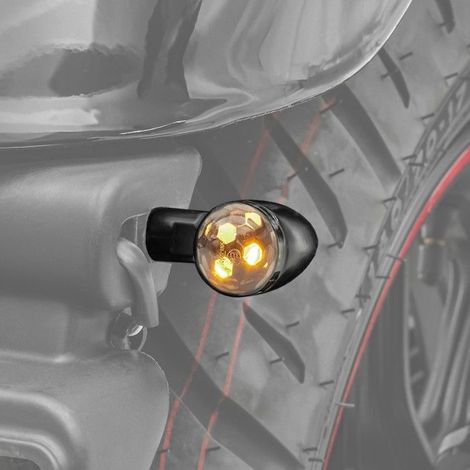 LED-Blinker Lumitecs BL3 2 Stück getönt für Chopper