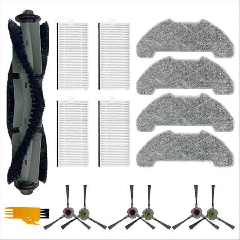 BARKBUSTERS Accessoires pour aspirateur robot Airrobo P30 : brosse latérale principale, filtre HEPA, chiffon de nettoyage, pièces de rechange. (1/5)