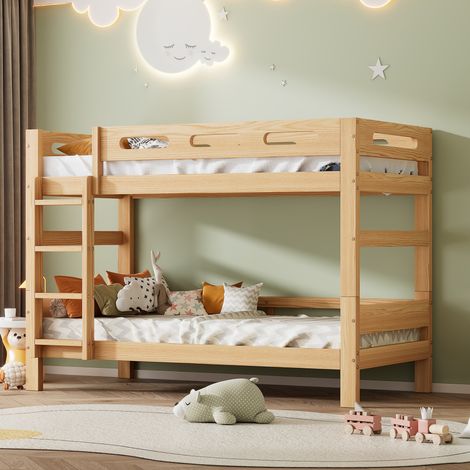 letto struttura letto separabile legno naturale OKMYHOME (1/5)