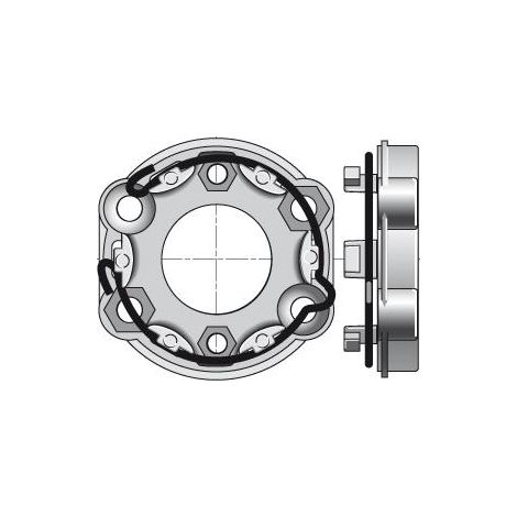 SOMFY 9910000 - Support universel - Pour moteur de volet roulant
