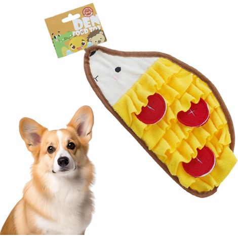 Dog sniff mat, dog feeding mat, pet food mat, portable interactive treat dispenser toy for puppies, mental stimulation (A)