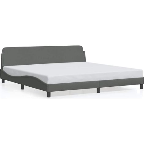 Maison Exclusive - Giroletto Dover Grigio Scuro 200x200 cm Tessuto (1/5)