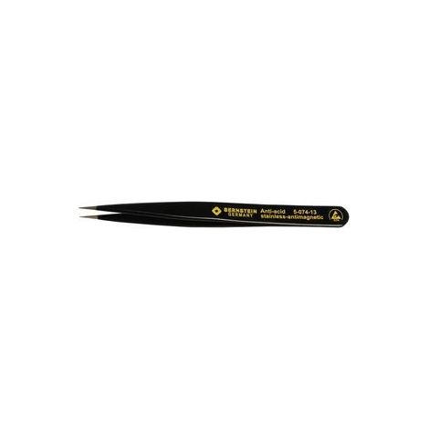 BERNSTEIN Tools for Electronics 5-074-13 Pinzetta SMD 1 SA Acuminate 120 mm