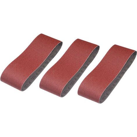 Stanley 3 bandes abrasives 75x533 grain 100 sta33196-xj (1/2)
