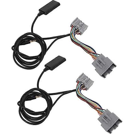 Lot de 2 modules Bluetooth 14 broches pour voiture, adaptateur audio auxiliaire et câble audio pour C30, C70, S40, S60, S70, S80, V40, V50, V70 et XC70 (1/4)