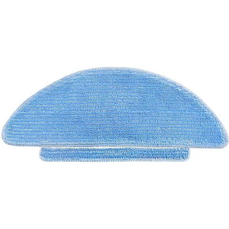 Lot de 4 chiffons de rechange réutilisables pour Tikom L9000, Lubluelu SL60, Accessoires d'aspirateur robot - Crezuo (1/4)